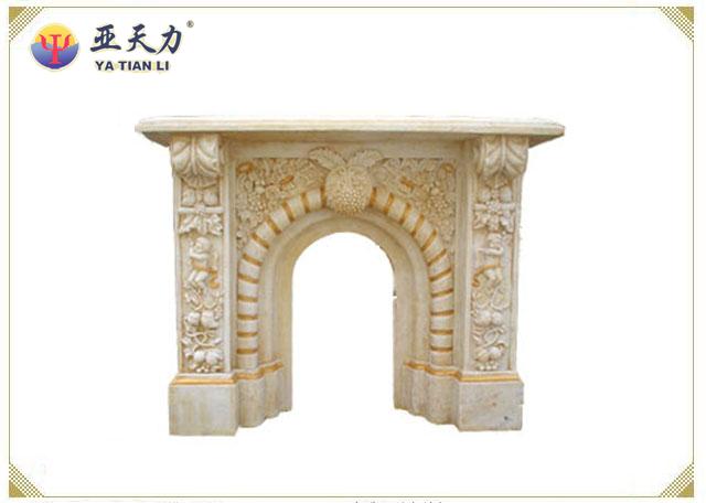 Marble Stone Fire Place